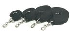 Black Dog Training Lead 3ft To 100ft Long Obedience Tracking Leash 25mm Webbing
