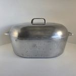 Vtg Magnalite Wagner Ware 4267-P Classic Oval Roaster 13 QT Pan Lid & Trivet USA