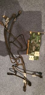 Supermicro AOC-SLG3-4E4R Add-on Card + 4 MiniSAS HD to OCulink Cable 57Cm
