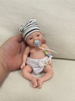 Deluxe Baby Doll Boy/Girl  Micro Preemie Full Body Silicone Smile Noah/Ava