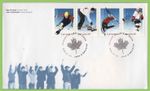 Canada 2002 Winter Olympics set on First Day Cover