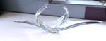 X LARGE SIZE VINTAGE 1970s Italian Bowl Dish Centerpiece Murano Seguso Art Glass