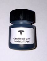 Tesla gunpowder grey model 3 / Y performance wheel touch up paint. (NEU-230E)