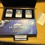 S.S. City of Cairo 3 Coin Set In It’s Original Box and Sleeve with COA Mint