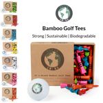 Green Swing Bamboo Castle Golf Tees | Full Colour Editions