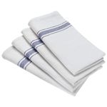 Tea Towels 100% Cotton Bar Glass Dish Cloths Pack Catering Kitchen Restaurant