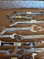 Drop Forged Vintage Mixed Lot Wrenches - Combination, Open End & Box-End
