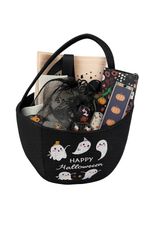 Halloween Boo Basket Gift Hamper Witchy Spooky Gift Set Tote Socks Treats