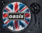 Oasis Union Jack Indie Gallagher 12" Turntable Slipmat DJ Vinyl Record Mat