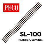 PECO Streamline SL-100 914mm Code 100 Wood Sleeper Flex Track - Multiple