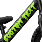 2x Personalised Bike Frame Name Decal Stickers Custom Text BMX MTB Cycle Labels