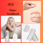 Finger Toothbrush Silicone Teething Gum Cleaner  Soother