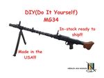 DIY MG34 replica | PARTS ONLY | 3d Printed PLA | Parts only | Non-functional