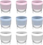 6 & 9 Large Ice Ball Maker Tray Silicone Sphere Ice Cube Mould Whiskey Cocktail