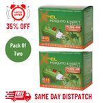 Xpel Mosquito & Insect Repellent 2 Pin Plug-In Diffuser Relief Solution x2