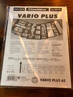 6 Rows Lighthouse Black VARIO PLUS 6S Stamp Pages Strong Film Sheets Pack of 5