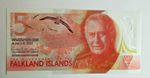 (2780)  FALKLAND ISLES £5 BANKNOTE KING CHARLES P/NEW UNCIRCULATED