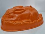 Vintage Rabbit Plastic Jelly Mould Made in England 7" Long