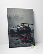 Porsche 911 Car Canvas Art Wall Art Print Picture Sports Cars Framed Decor -E608