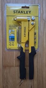Stanley Riveter Rivet Gun Heavy Duty 2mm 3mm 4mm 5mm Rivets Yellow STA6MR100