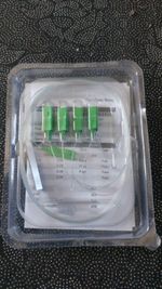 1 x 4PLC Fiber Splitter, Splice/Pigtailed ABS Mod, 1.5mm/SC/APC, Singlemode 63