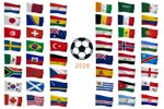 Football World Cup 2026 Flags - Qualified Nations - Various Sizes