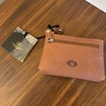Lloyd Baker London Brown Leather Coin Purse Zip-Around Wallet
