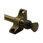 Set of 13 | Stair Carpet Rods | Towe Finial - Antique Brass | Runners Up To 70cm
