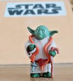 Vintage Star Wars figure YODA complete cloak,belt,stick & snake Kenner LFL 1980