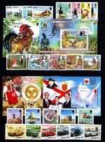 JERSEY 2005  COMPLETE YEAR SET  COMMEMORATIVES  7 SETS + 7 MINISHEETS  MNH