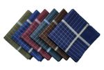 100% COTTON HANDKERCHIEFS LARGE MENS HANKIES 40 CM  ASSORTED COLOURS