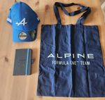 Formula 1 Alpine Signed cap Franco Colapointo & Pierre Gasly 2025 w/ book, bag