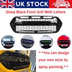 For 2018-2023 Ford Transit Custom Grille Front Grill Trail Sport Gloss Black New