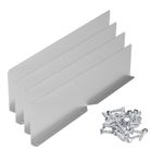 4Pcs Durable Gutter Valley Splash Guards Rain Gutter Valley Roofing Gutter Guard