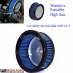 For Harley Road King Electra Street Glide 08-15 Motorcycle High Flow Air Filters