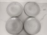 4 x Pro Cook Malmo Stoneware Side Plates 24cm Salad Plate Ice Blue s8910