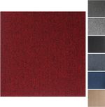 Carpet Tiles 20pcs 50x50cm Carpet Floor Tiles Heavy Duty Flooring Rugs Non-Slip