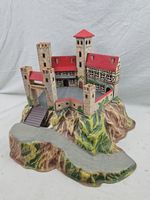 VINTAGE HAUSSER ELASTOLIN CASTLE W/ DRAWBRIDGE