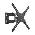 Full Motion TV Wall Mount Bracket Swivel Tilt for 32 36 37 40 42 46 49 50 55"