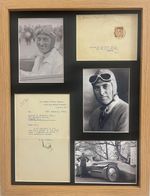 Sir Malcolm Campbell, World Speed Record Holder, Hand Signed Framed Letter & COA