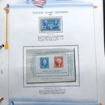 USA Stamps In Album Page 1941-1950 3c/5c Postage Stamp Centenary Souvenir
