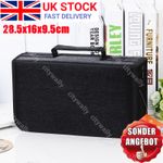 128x CD VCD DVD Carry Bag Car Storage Holder Case Wallet Organizer UK