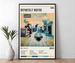 Oasis - Definitely Maybe - Album Track Poster
