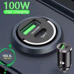 Fast Car Charger 2 USB Port For Iphone Samsung Cigarette Lighter Socket Adapter