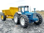 1/32 FORD COUNTY 754 SUPER 4 tractor model / Britains SHAWNEE POOLE dump trailer
