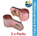 4 Pack PLS Awning Pole Clamps 25-28mm Tube Universal Caravan Motorhome - 6999106