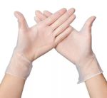 Clear Vinyl Disposable Gloves Latex Powder Free Medical Gloves Pack S/M/L/XL
