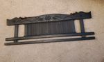 Vintage S. E. Asian Silk Loom Weaving Heddle Reed Carved Black Hardwood 8x24"