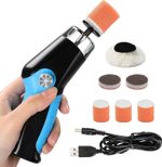 USB Mini Polishing Buffer Machine 60W 8500 RPM Compact Car Detail Tool + Pads