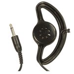 SoundLab Professional Mono Earpiece with Large Cup Clip and 3.5mm Jack Plug